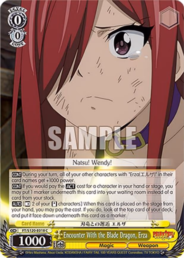 Encounter With the Blade Dragon, Erza