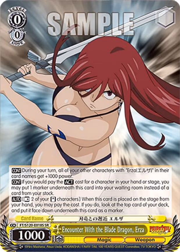 Encounter With the Blade Dragon, Erza