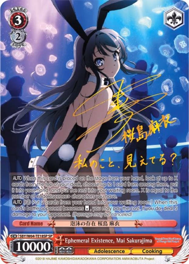 Ephemeral Existence, Mai Sakurajima