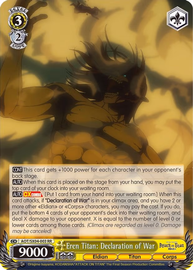 Eren Titan: Declaration of War