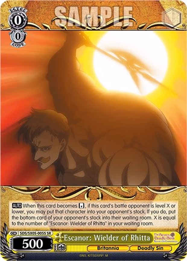 Escanor: Wielder of Rhitta