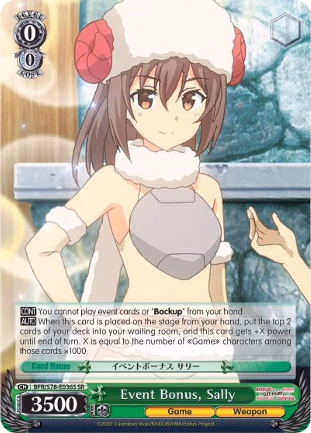 Event Bonus, Sally