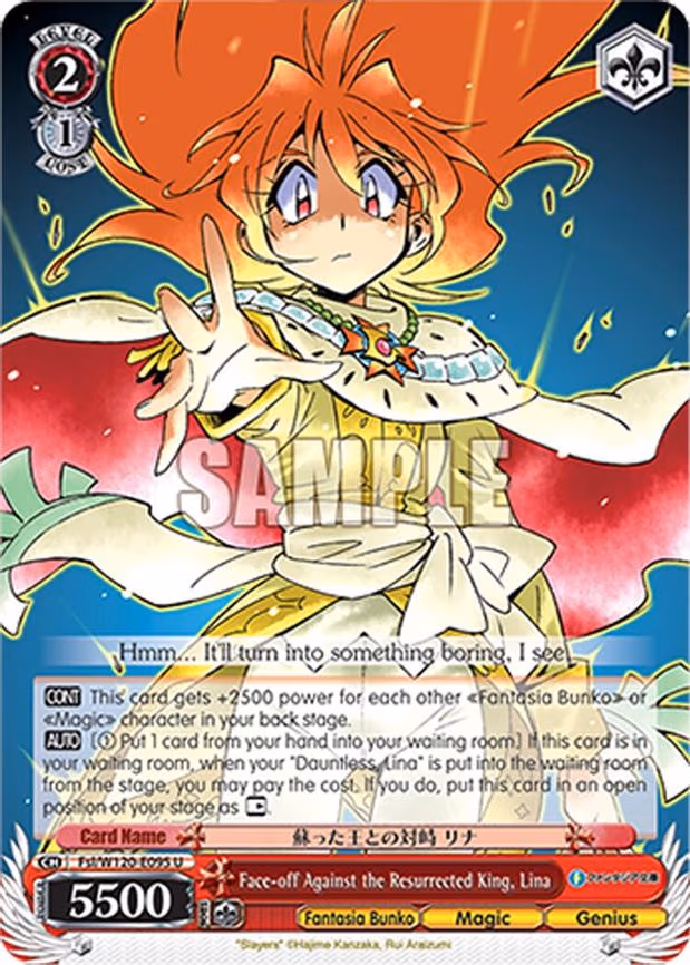 Face-off Against the Resurrected King, Lina