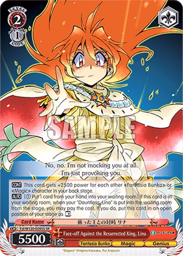 Face-off Against the Resurrected King, Lina