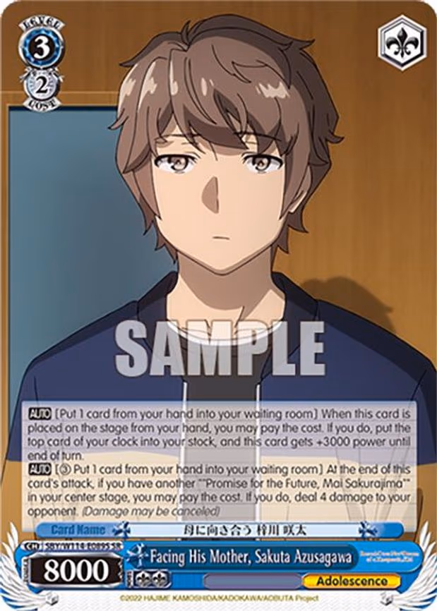 Facing His Mother, Sakuta Azusagawa