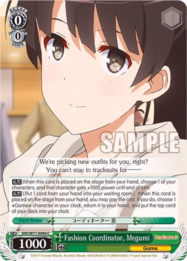 Fashion Coordinator, Megumi