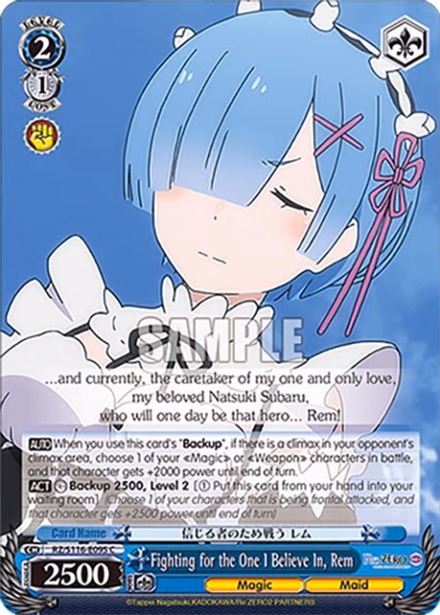 Fighting for the One I Believe In, Rem - Common (RZ/S116-E095)