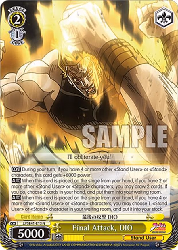 Final Attack, DIO