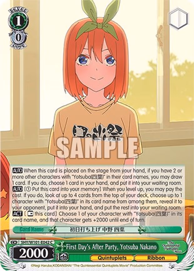 First Day's After Party, Yotsuba Nakano