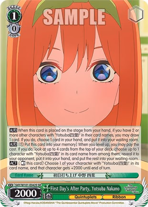 First Day's After Party, Yotsuba Nakano