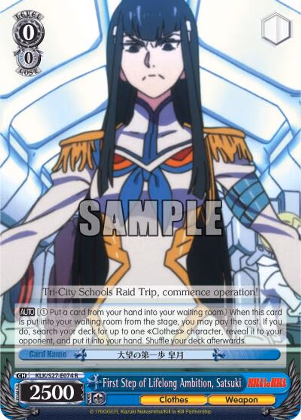 First Step of Lifelong Ambition, Satsuki