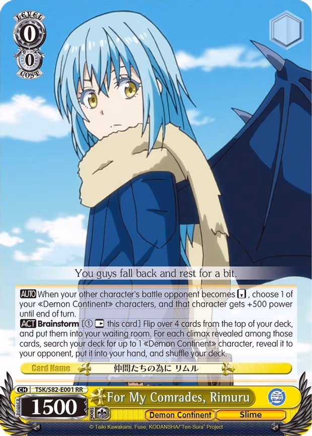 For My Comrades, Rimuru