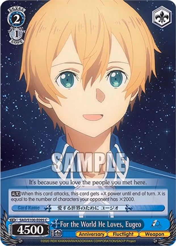 For the World He Loves, Eugeo