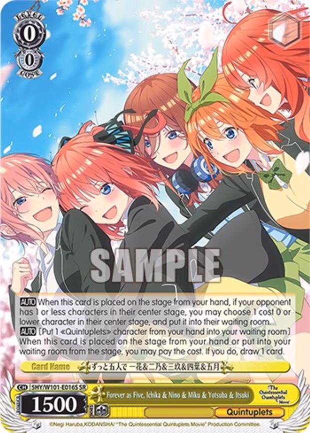 Forever as Five, Ichika & Nino & Miku & Yotsuba & Itsuki