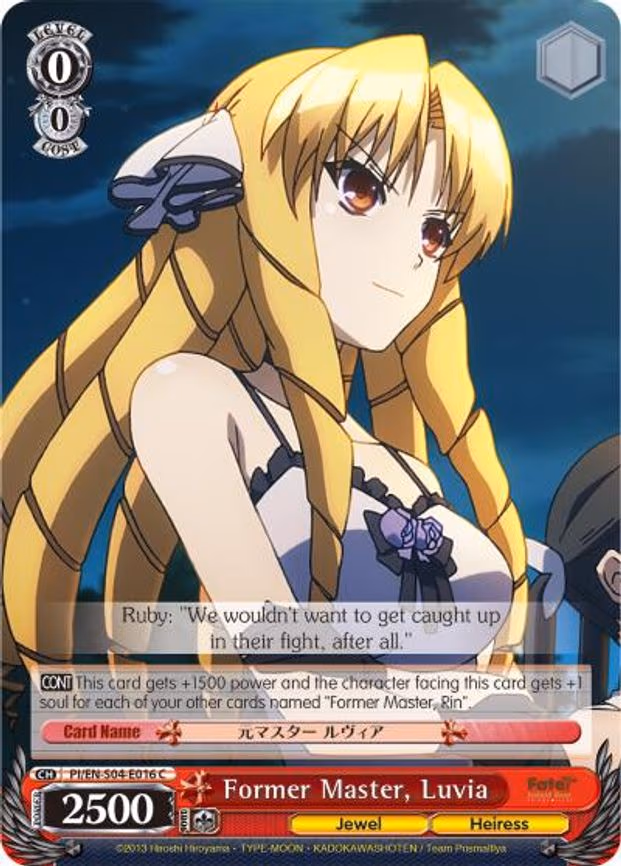 Former Master, Luvia