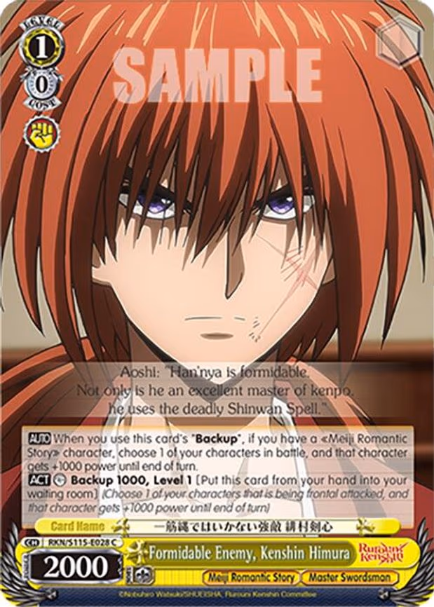 Formidable Enemy, Kenshin Himura
