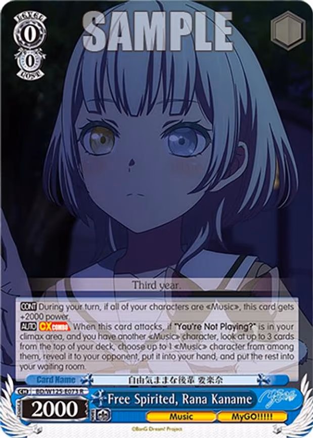 Free Spirited, Rana Kaname