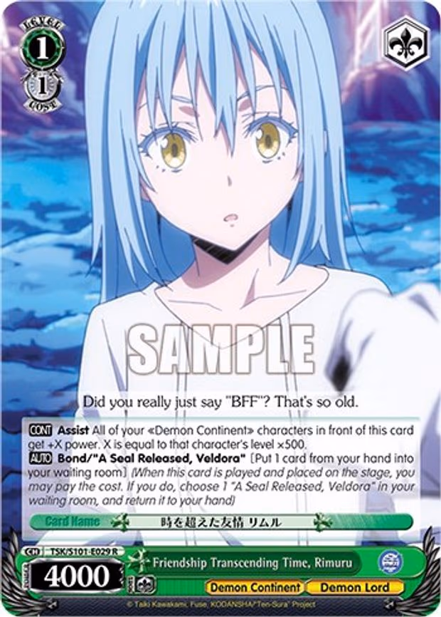 Friendship Transcending Time, Rimuru