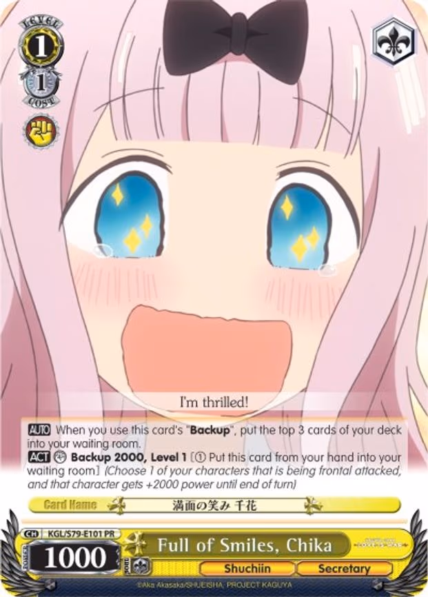 Full of Smiles, Chika
