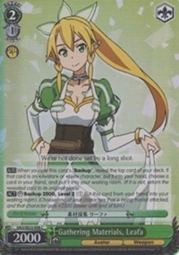 Gathering Materials, Leafa