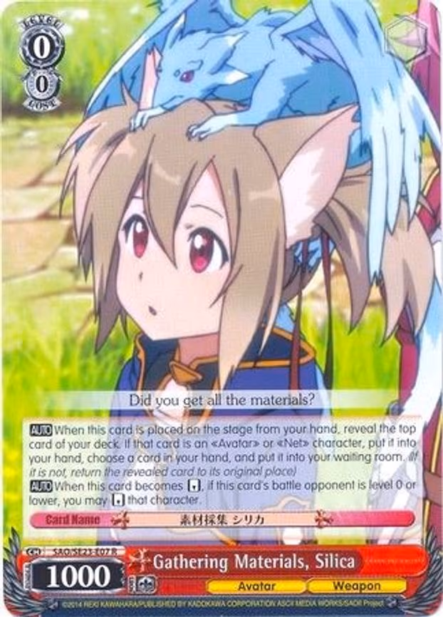 Gathering Materials, Silica