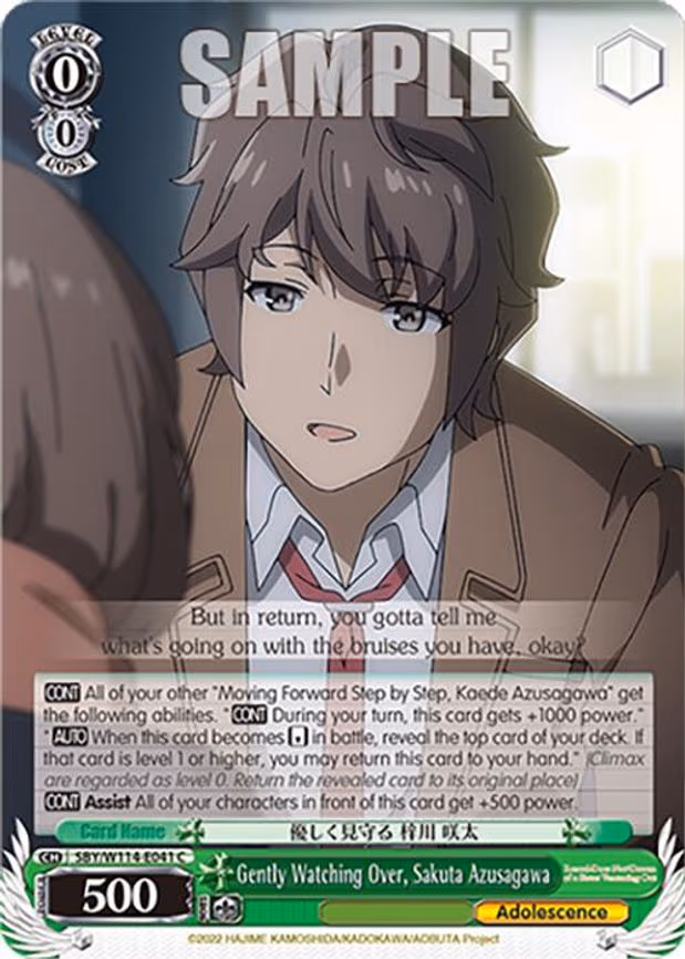 Gently Watching Over, Sakuta Azusagawa
