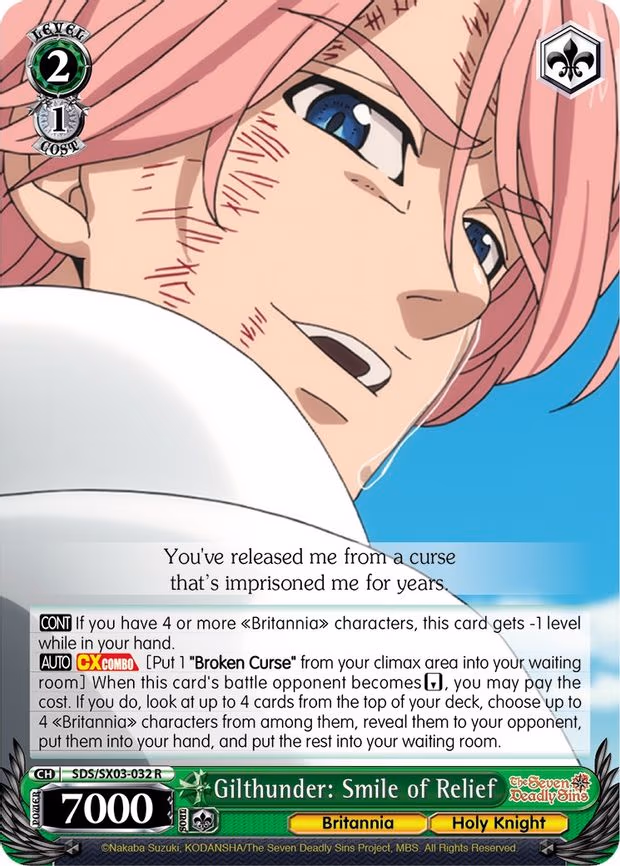 Gilthunder: Smile of Relief