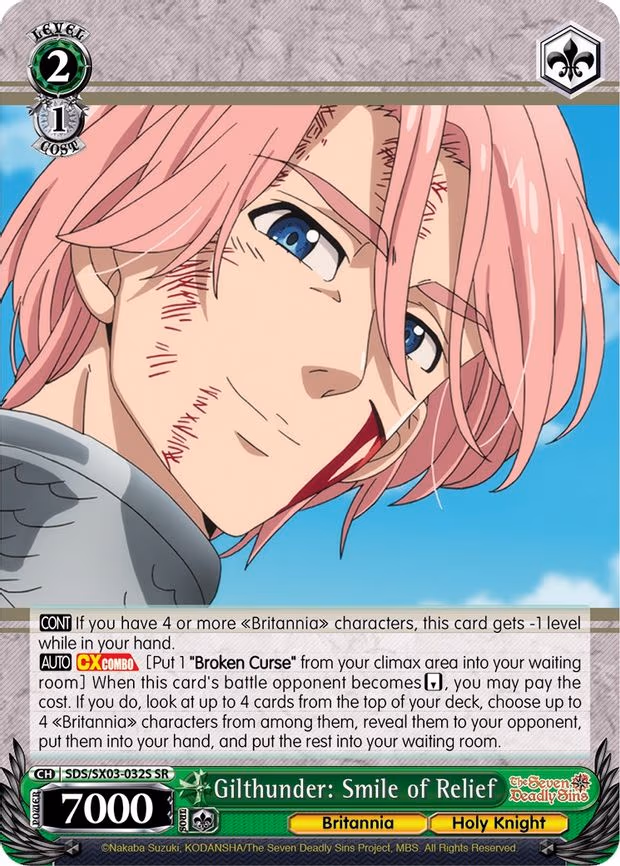 Gilthunder: Smile of Relief