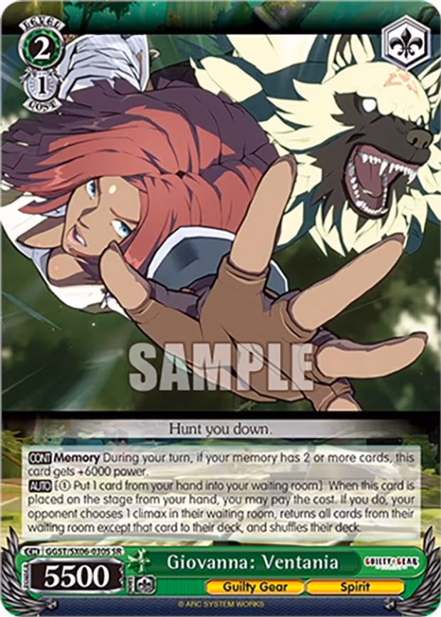 Giovanna: Ventania - Super Rare (GGST/SX06-030S SR)