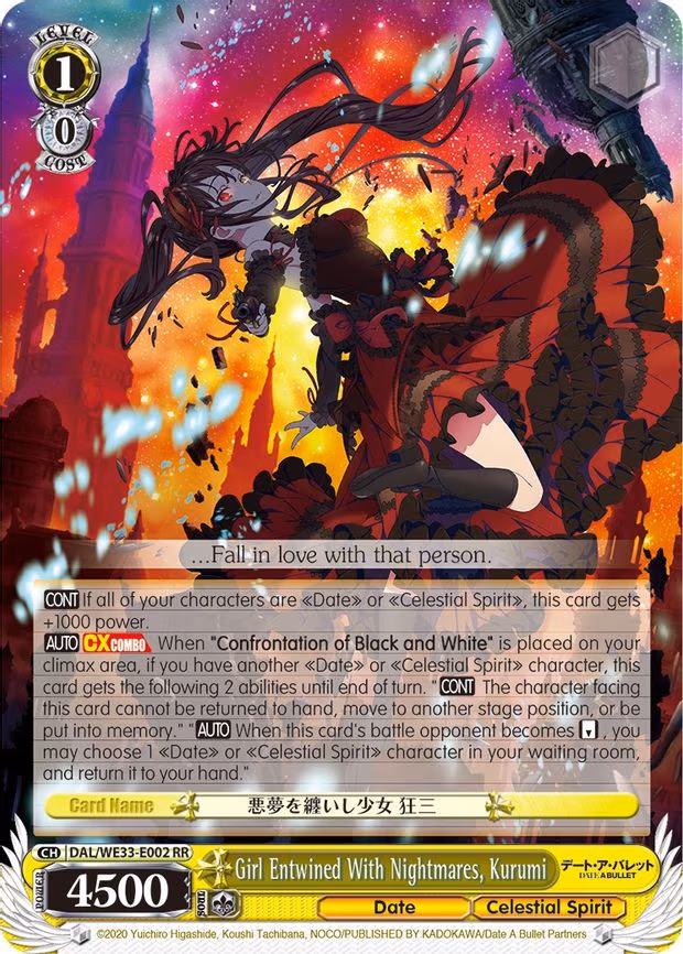 Girl Entwined With Nightmares, Kurumi