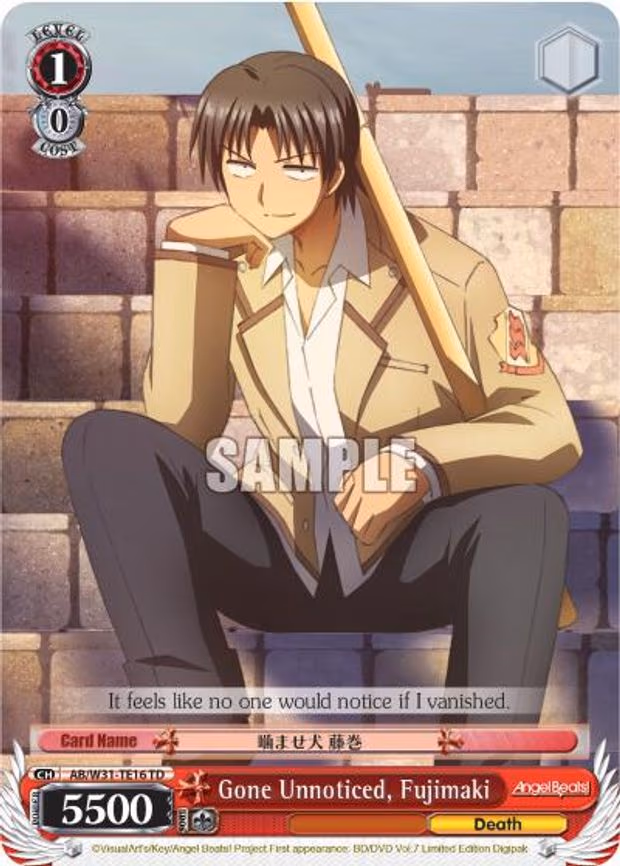Gone Unnoticed, Fujimaki - Trial Deck (AB/W31-TE16 TD)