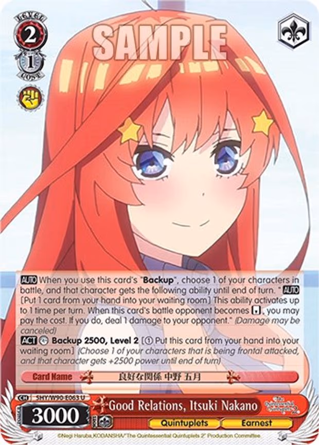 Good Relations, Itsuki Nakano