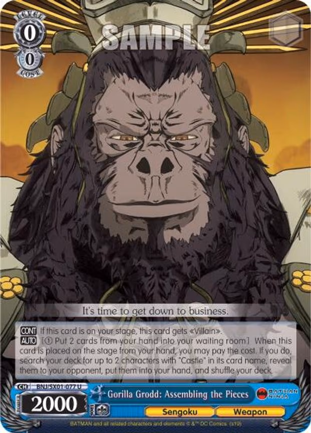 Gorilla Grodd: Assembling the Pieces