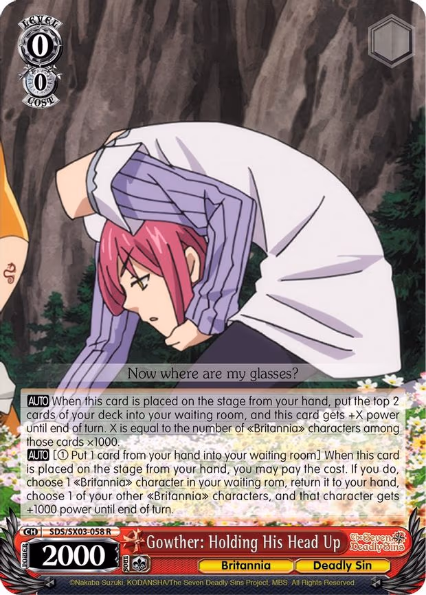 Gowther: Holding His Head Up