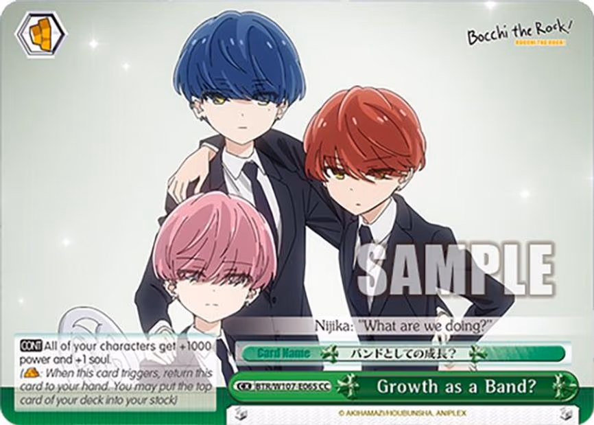 Growth as a Band?
