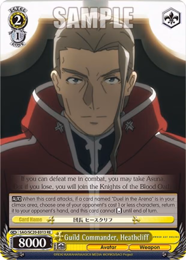 Guild Commander, Heathcliff