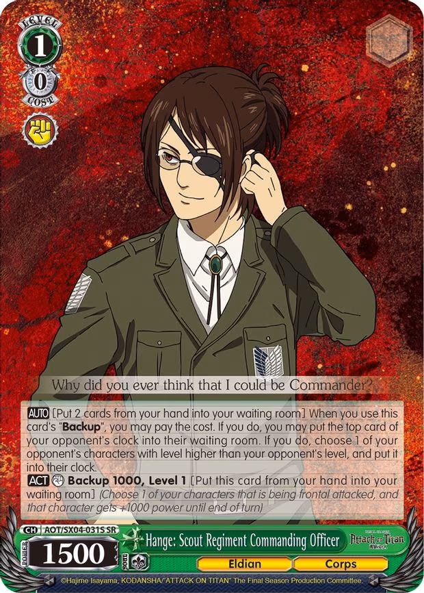 Hange: Scout Regiment Commanding Officer