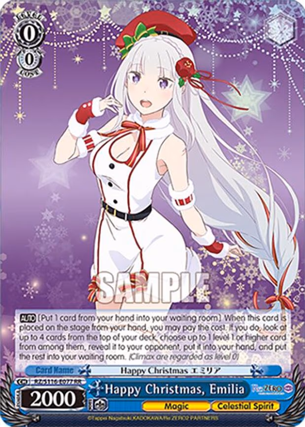 Happy Christmas, Emilia - Double Rare (RZ/S116-E077)