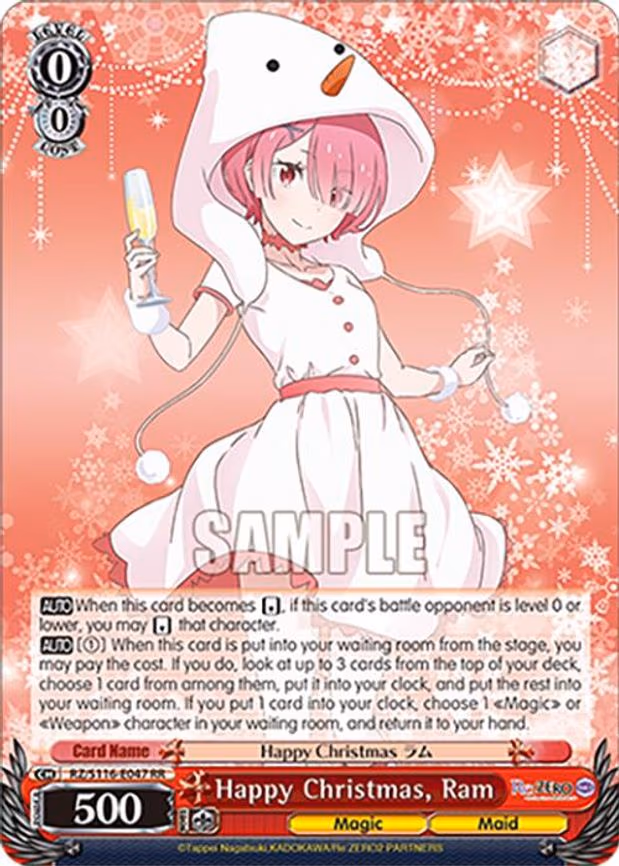Happy Christmas, Ram - Double Rare (RZ/S116-E047)
