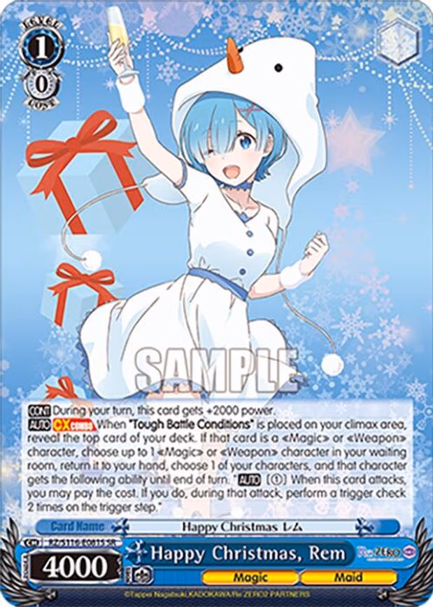 Happy Christmas, Rem - Super Rare (RZ/S116-E081S)