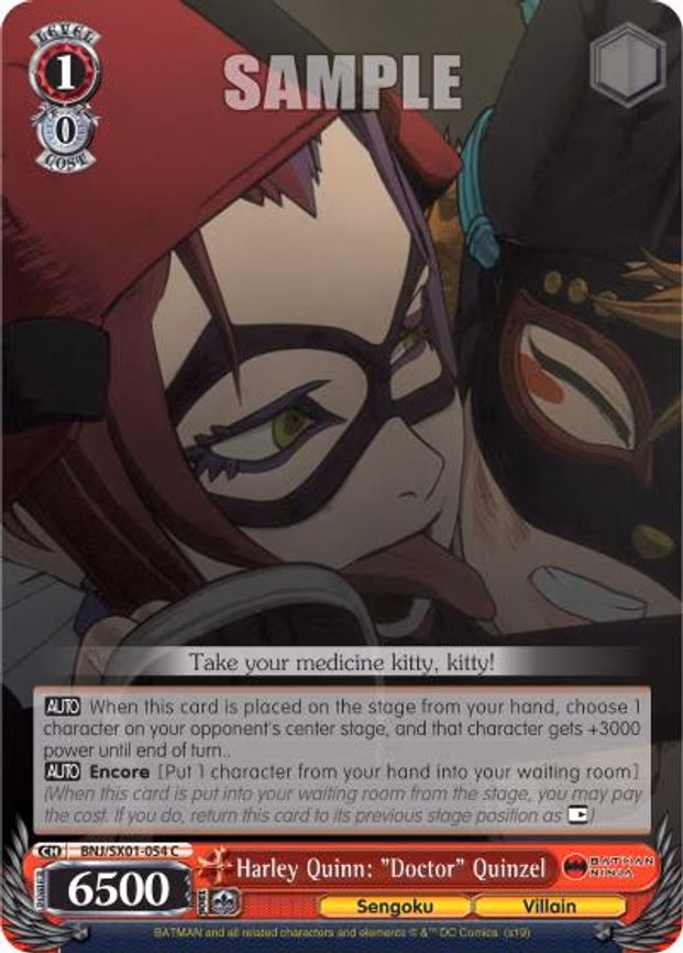 Harley Quinn: "Doctor" Quinzel - Common (BNJ/SX01-054 C)