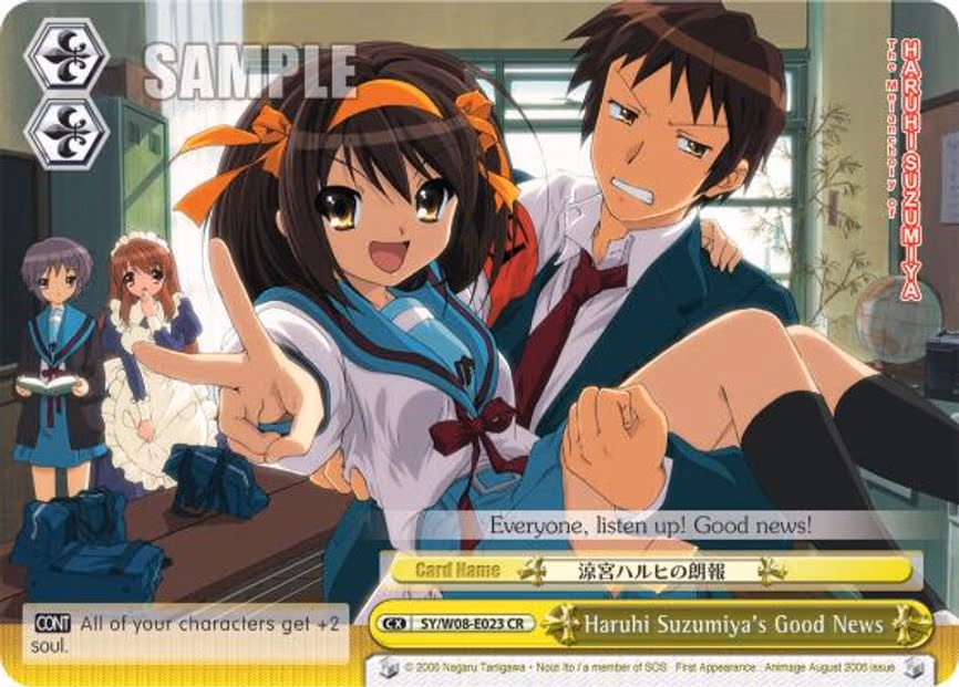 Haruhi Suzumiya's Good News