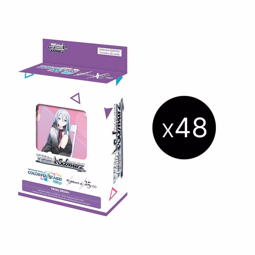 HATSUNE MIKU: COLORFUL STAGE! Nightcord at 25:00 Trial Deck+ Display Case