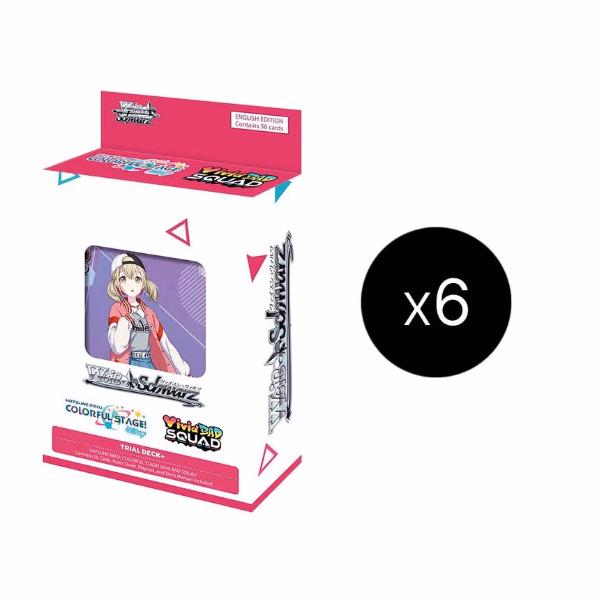 HATSUNE MIKU: COLORFUL STAGE! Vivid Bad Squad Trial Deck+ Display