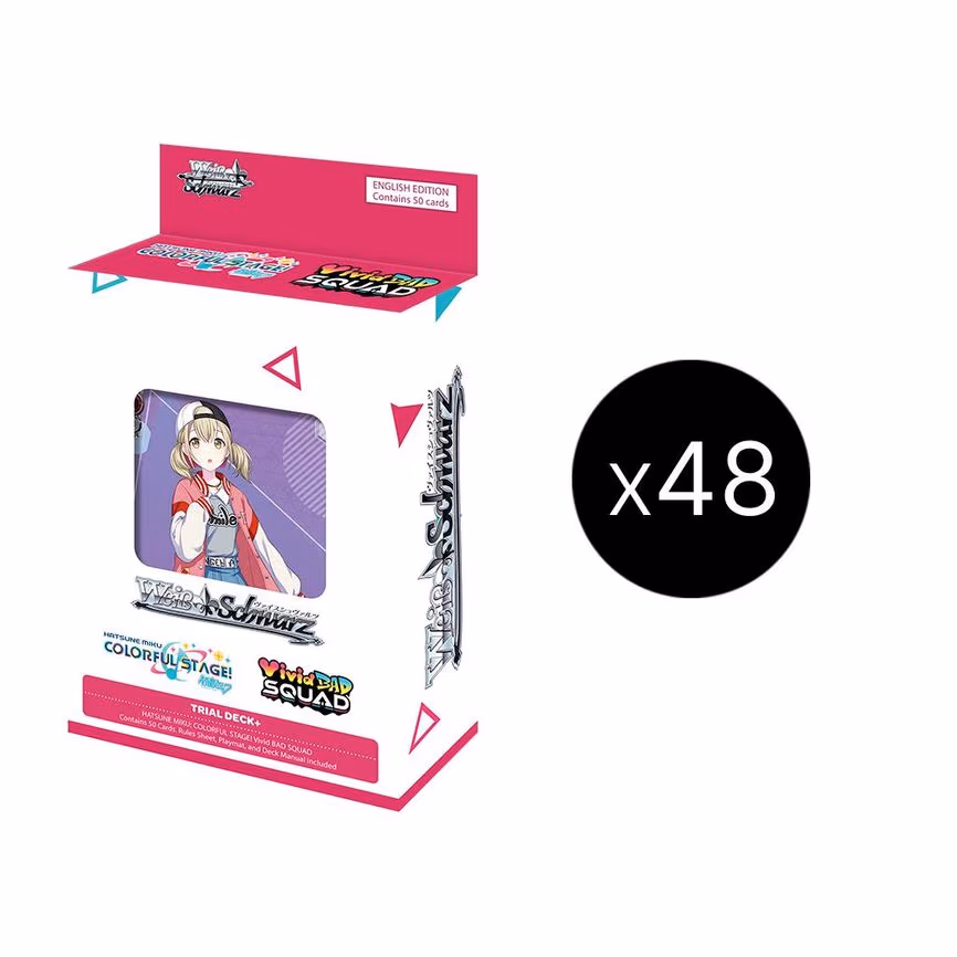 HATSUNE MIKU: COLORFUL STAGE! Vivid Bad Squad Trial Deck+ Display Case