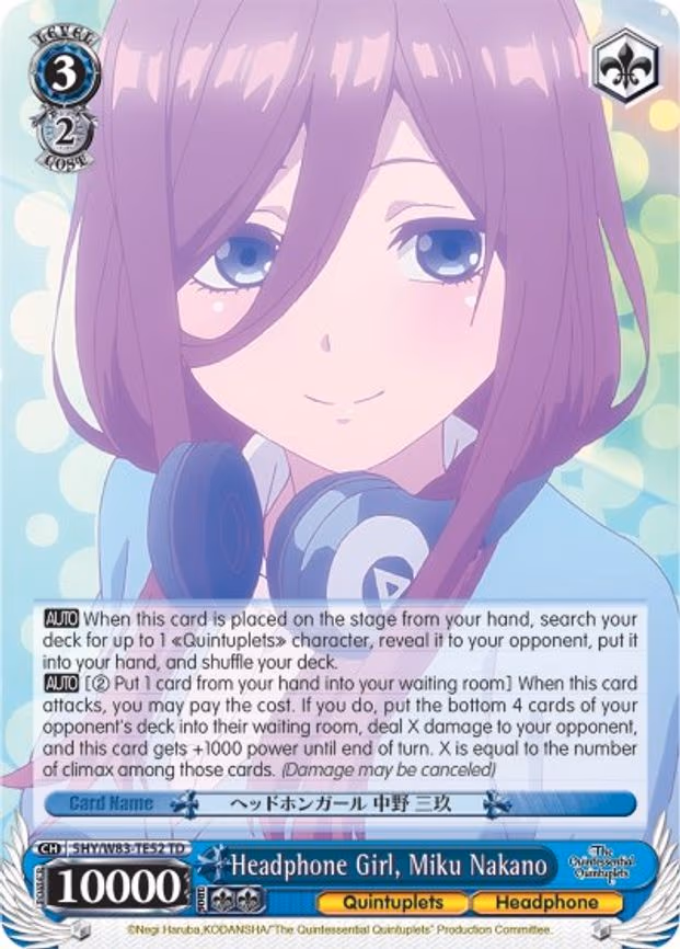Headphone Girl, Miku Nakano