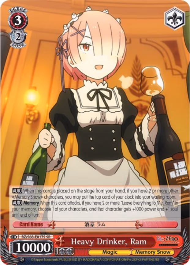 Heavy Drinker, Ram