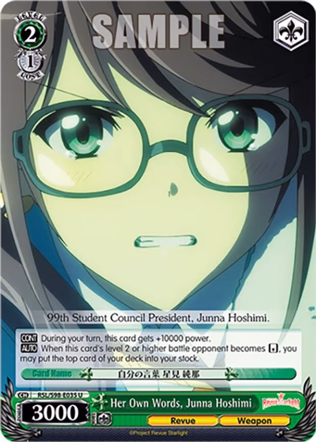 Her Own Words, Junna Hoshimi
