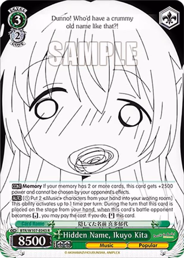 Hidden Name, Ikuyo Kita