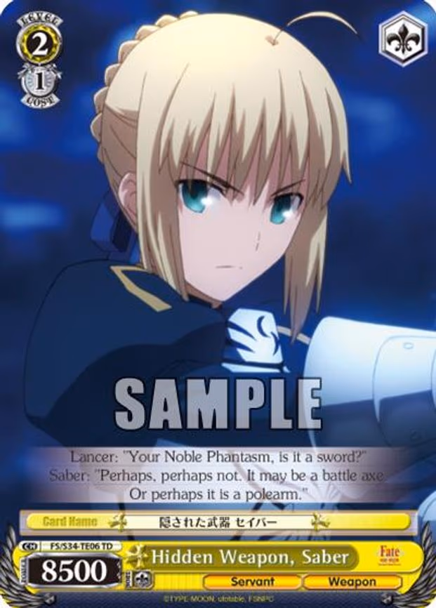 Hidden Weapon, Saber